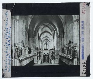 Naumburg (Saale), Dom : Innenansicht, Westchor, Blick nach O
