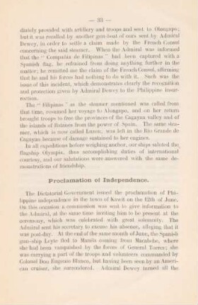 Proclamation of independence