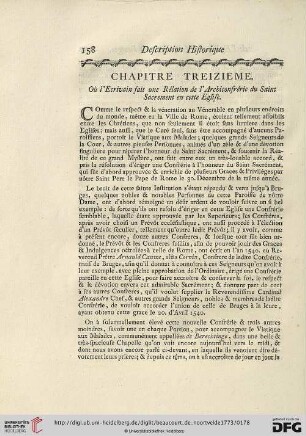 Chapitre treizième
