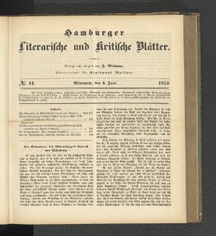 No. 44. 1. Juni 1853