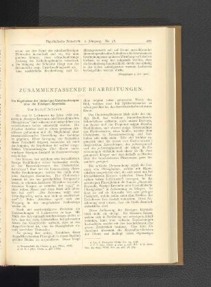 Zusammenfassende Bearbeitungen
