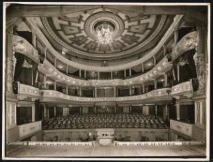 Landestheater, Altenburg: Zuschauerraum mit Bühnenportal