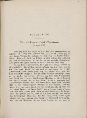 Nogle Taler