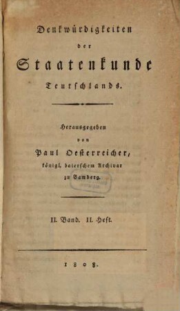 Denkwuerdigkeiten der Staatenkunde Teutschlands, 2,2