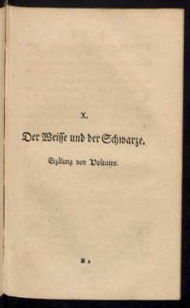 Der Weisse und der Schwarze