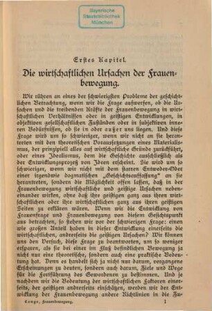 Die Frauenbewegung in ihren modernen Problemen