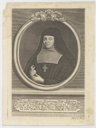 Bildnis der Jeanne Françoise Fremiot de Chantal
