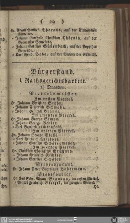 Bürgerstand