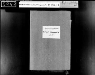 Besoldung des Wittgensteinschen Forst-Personals (1806 ff.)