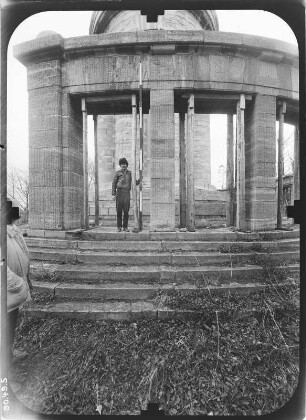 Eisenach. Burschenschaftsdenkmal (1902; W. Kreis) auf der Göpelskuppe