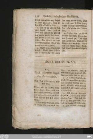 119. Nach erlangtem Regen oder Sonnenschein.