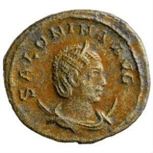 Münze, Antoninian, 257 - 258 n. Chr.