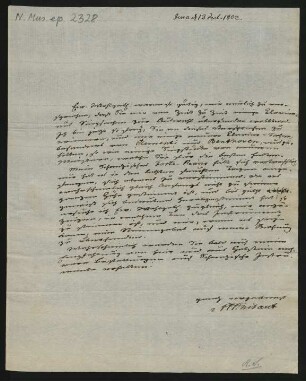 Brief an Bureau de Musique, Hoffmeister und Kühnel