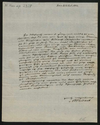 Brief an Bureau de Musique, Hoffmeister und Kühnel