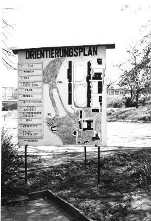 Dresden-Neustadt, Marienallee 14. Graf-Stauffenberg-Kaserne. Heimatschutzbrigade 37 "Freistaat Sachsen". Kasernengelände. Orientierungsplan