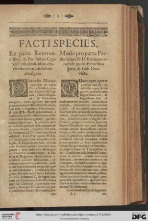 Facti Species