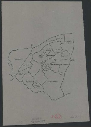 Brilon (Kreis Brilon): Gemeinde Brilon. Gemarkungsplan