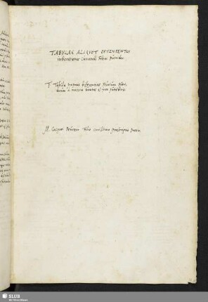 Tabulae aliquot ostendentes indicationes curandi Febres putridas.
