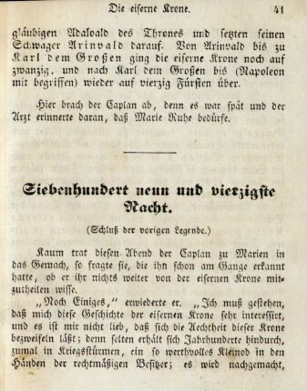 Siebenhundert neun und vierzigste Nacht