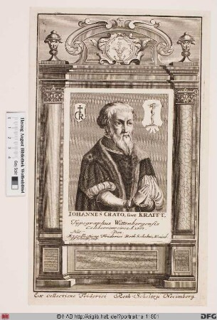 Bildnis Hans Krafft (lat. Johannes Crato)