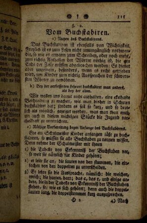 §. 2. Vom Buchstabiren.