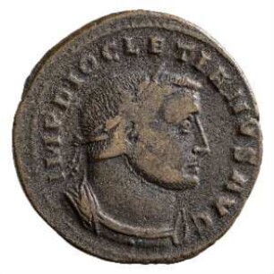 Münze, Follis, 301 - 303 n. Chr.