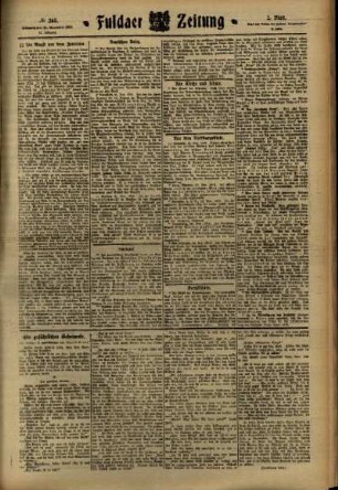 Zweite Ausgabe vom Mittwoch, den 23. November 1910.