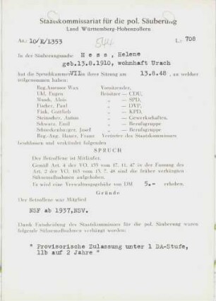Hess, Helene