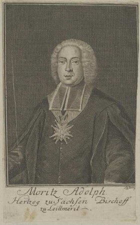 Bildnis von Moritz Adolph, Herzog zu Sachsen-Zeitz-Neustadt