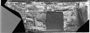 Breisach Sankt Stephansmünster Kirchenschatz Baldachinbehang mit Seidenstickerei (1629)