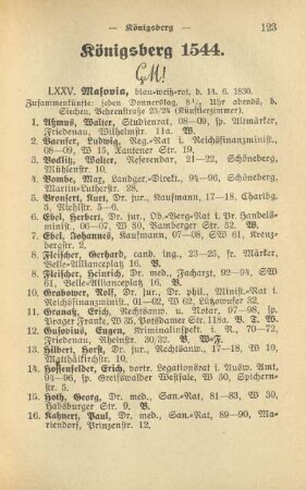 Königsberg 1544