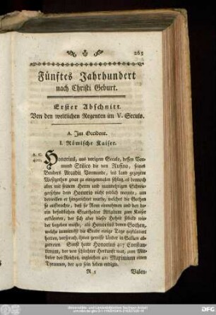 Fünftes Jahrhundert nach Christi Geburt.
