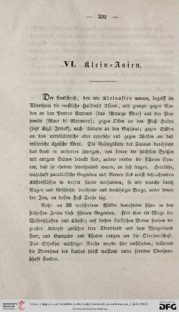 VI. Klein-Asien