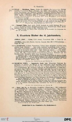 Illustrierte Bücher des 16. Jahrhunderts (Nr. 115-167)