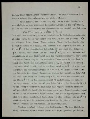 Gleichgewicht zwischen einer kondensierten und einer gasförmigen Phase, chemische Konstante