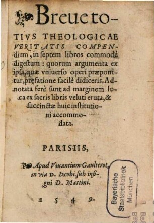 Compendium theologicae veritatis