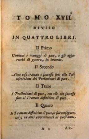 La storia : dell'anno .... 1748