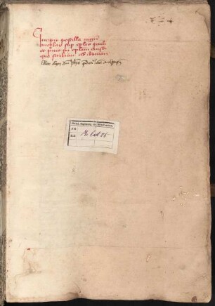 Postilla litteralis in epistolas Pauli (Rm-Hbr) - Staatliche Bibliothek Ansbach Ms. lat. 86