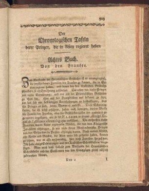 Achtes Buch. Von den Franken