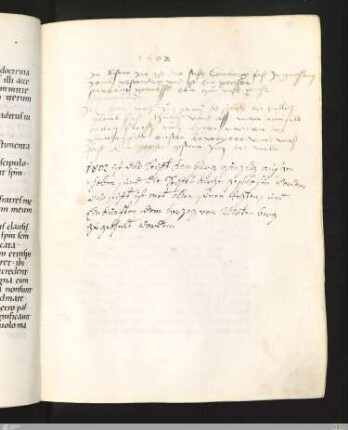 Nachträge: Notizen, Ereignisse der Jahre 1502, 1524 und 1802 betreffend