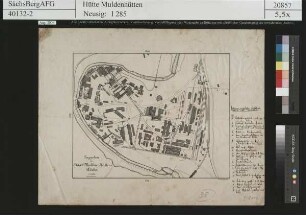 Lageplan der Staatlichen Muldner Hütten-Werke