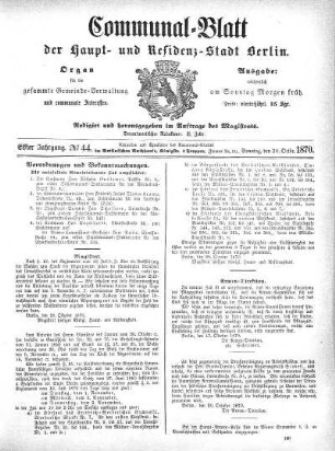 1870,44: No. 44, 30. Oktober 1870