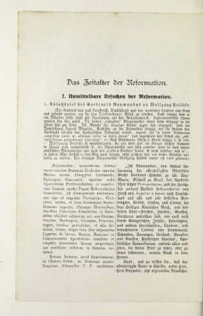 Das Zeitalter der Reformation