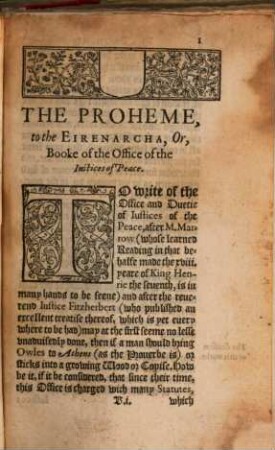 Eirenarcha : or, of the office of the justices of peace