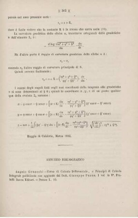 Annunzio bibliografico.