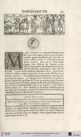 Numismata Gordiani Pii