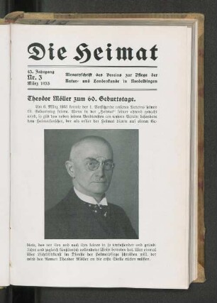 43. Jahrgang, Nr. 3, März 1933