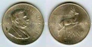 1 Rand Jahrestag der Ermordung von Hendrik Frensch Verwoerd