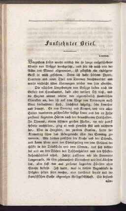 Funfzehnter Brief.