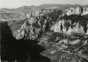 Typische Landschaft der Verdonschlucht